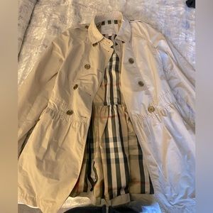 Burberry girls jacket size 14
